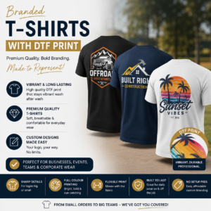 Branded 145gsm T-Shirts – 100% Cotton Comfort