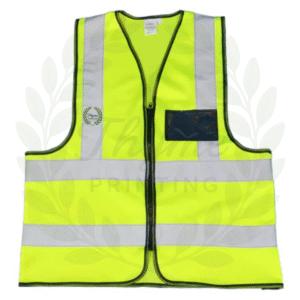 Branded Safety Vest with Personalised DTF Print