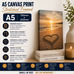 A5 Canvas Print & Frame