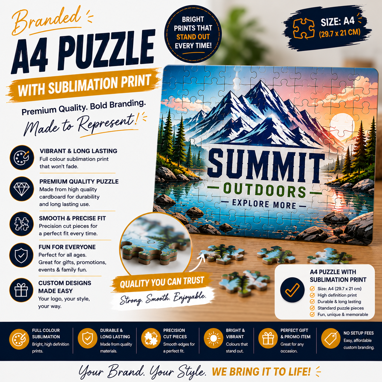 Personalised A4 Photo Puzzle