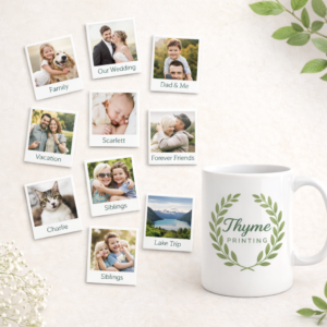 Personalised 11oz Mug & Fridge Magnet Gift Set